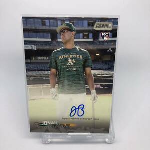 2023 Topps MLB Stadium Club Jonah Bride Oakland Athletics RC Auto 直筆サイン