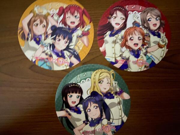 ラブライブ!スクスタポップストア 限定ステッカー Aqours 3枚セット