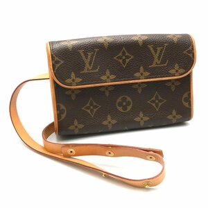 ルイヴィトン LOUIS VUITTON モノグラム ポシェット フロランティーヌ ウエストバッグ ウエストポーチ ミニバッグ ベルトXS M51855 fe ABP