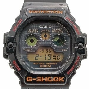 稼働品 当時物 CASIO カシオ G-SHOCK Gショック DW-5900 マットブラック 黒色 三つ目 クォーツ ラバー メンズ 腕時計 fe ABC3