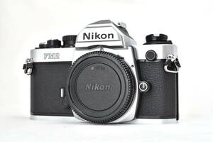 【美品】Nikon ニコン New FM2 シルバー 後期型　清掃・整備済み　電池付き　使用感少ない極上中古品