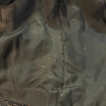 pierre cardin ピエールカルダン ツイードセットアップセレモニースーツ 丸襟ジャケット スカート レディース 黄土色 サイズ11*MC45_画像10