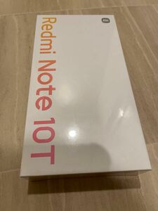 Redmi Note 10T 6.5インチ メモリ4GB ストレージ64GB アジュールブラック 新品未開封