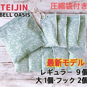 【新品】TEIJIN 除湿剤 ベルオアシス レギュラー 9個 大1個 最新モデル 帝人フロンティア 