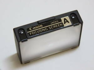 Canon Focusing Screen type A for F-1　キャノン フォーカシング スクリーン Ａ型