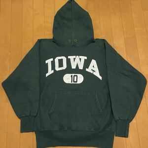 美品 IOWA チャンピオン リバースウィーブ パーカー USA製 ビンテージ 90s Champion 