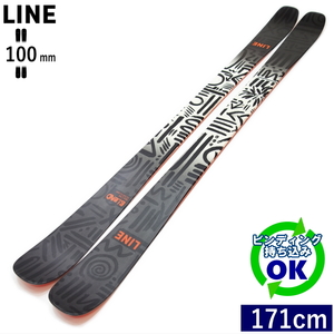 LINE BLEND[171cm/100mm幅] 23-24 ライン ブレンド フリースキー オールラウンド ツインチップ 板単体 日本正規品