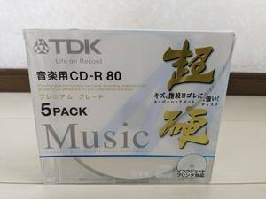 日本製 未使用/未開封品 太陽誘電 That's OEM TDK 超硬 プレミアムグレード 音楽用CD-R 80 700MB レーベル印刷 CD-RHC80PWX5A ハードコート