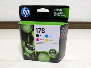 推奨期限:2024/03★未開封品☆HP ヒューレットパッカード 純正インク 178 4色マルチパック シアン ブラック マゼンタ イエロー 黒青赤黄