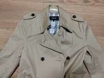 送料無料 BURBERRY BLACK LABEL トレンチコート Sサイズ ベージュ バーバリー コート ブラックレーベル おまけ付き ジャケット 上着 服 _画像3