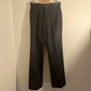 dickies874 ディッキーズ　チノパン　90s usa製　ゴールデンサイズ　チビタグ　センタープレス　ブラック　90年代　80s ヴィンテージ　W32