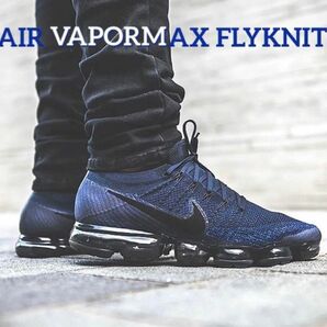 極美品 NIKE AIR VAPORMAX FLYKNIT "NAVY"