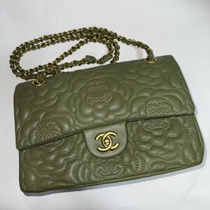 【 CHANEL シャネル 】　ノベルティ　カメリア　チェーン　ショルダー　バッグ