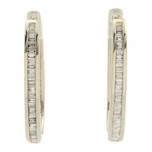 jem tea Be GSTV(GemsTV) Large hoop diamond earrings /K18YG/750-5.9g/0.55ct/FD:0.55ct/ yellow gold /GSTV #508560