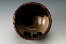 【SAG】月形那比古 美濃伊賀茶碗 共箱 茶道具 本物保証_画像6