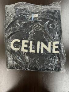 【クリーニング済】 セリーヌ CELINE by Hedi Slimane エディ期 ロゴ パッチ オーバーサイズ セーター ニット クルーネック【XS】