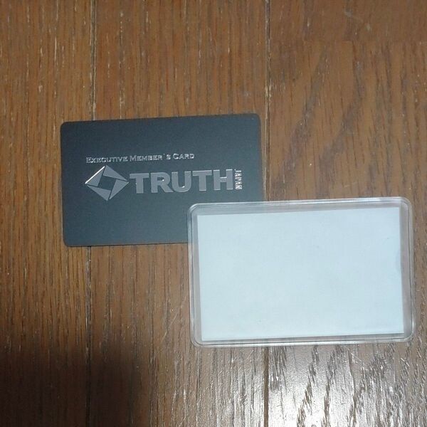 truth japan エグゼクティブメンバーズカード トゥルースジャパン Truth Japan