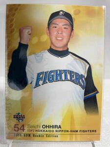  large Heisei era one rookie card 38 BBM 2008 Baseball magazine Hokkaido Nippon-Ham Fighters 