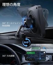 ESR MagSafe 対応 車載充電器 HaloLock車載磁気ワイヤレス充電器 スマホホルダー CryoBoost 冷却ファン付き 高速充電 iPhone15/14/13/12 _画像8