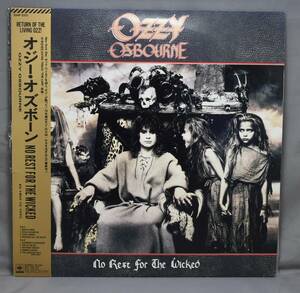 ▲ 【OZZY OSBOURNE】オジーオズボーン NO REST FOR THE WICKED [国内帯付LP] ★