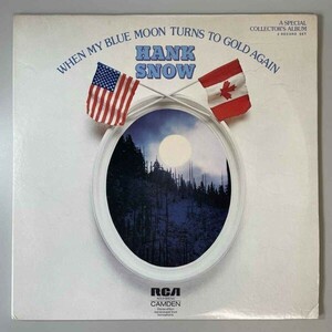 30001★美盤【US盤】 Hank Snow / When My Blue Moon Turns To Gold Again ・２枚組