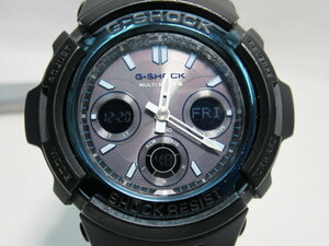 CASIO　カシオ　G-SHOCK　AWG-M100A　タフソーラー　稼働品　USED