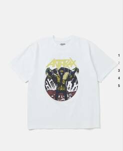 2023秋冬　Lサイズ 　ホワイト　NH X ANTHRAX . TEE SS-1　ネイバーフッド　NEIGHBORHOOD　(232PCNH-ST01S)