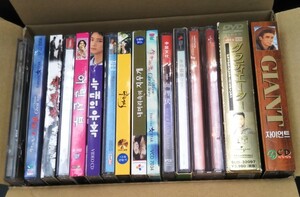 CD DVD映画色々韓国版9本、中国版2本、洋画2本（日本語吹替1本）、音楽CD2枚