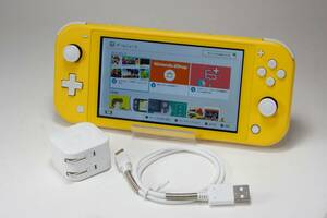 【訳あり1円スタート】KSL259Y / 任天堂 スイッチ ライト　Nintendo Switch Lite / 社外電源アダプター