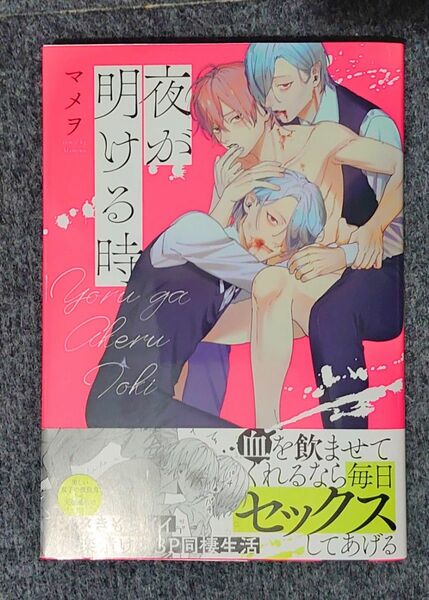 【新品】夜が明ける時 マメヲ 吸血鬼 バーデンダー BL コミック ふゅーじょんぷろだくと