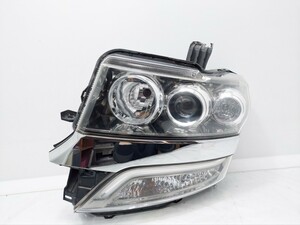 バルブバラスト付JF1 JF2 N-BOX カスタム 後期 左 ヘッドライト 助手席側 HID ブルーLED KOITO 100-62221 レンズ ランプ Nボックス ☆☆