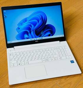 美品 15.6型 LAVIE GN18CR/HH ★ 第8世代 CeleronR 4205U メモリ8GB NVMe 256GB + 500GB カメラ マルチ テンキー Windows11 office2019