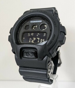E送料無料CASIOカシオG-SHOCK動作品ネイバーフッドDW-6900FS売切りメンズ腕時計コラボモデル格安まずまずの良品かんたんな清掃済Gショック