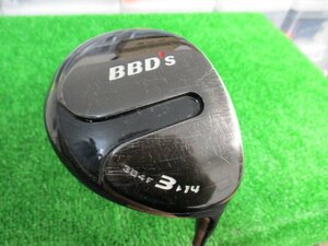 （中古フェアウェイウッド）ロイヤルコレクション BBD's 304F 3W 14度 SUPER. CV B.B.D フレックスSR　　(桜店）