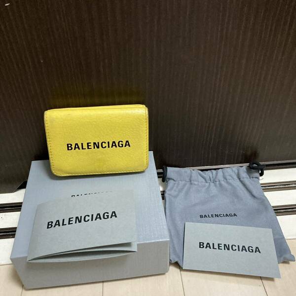 BALENCIAGA バレンシアガ 小物 エブリデイ 財布 三つ折り財布 おしゃれ 箱 保存袋 コンパクトウォレット レディース ブランド アイテム