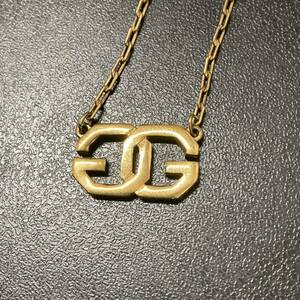 GIVENCHY Givenchy accessory Logo necklace lady's stylish Gold color small articles fashion item popular 