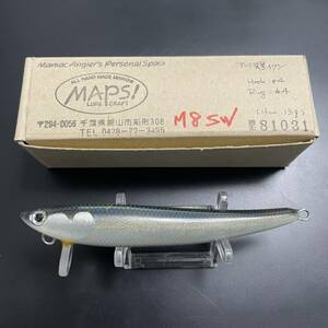 未使用品 MAPS マップス M8SW アルミ背黒イワシ 11cm 13g ハンドメイド ウッド 房総シーバス maps! 【定形外送料300円】402426