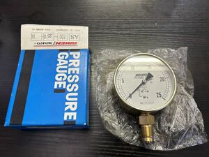 ※長期保管 RIKEN 油圧パワー 油圧計 メーター AS100-25M 理研機器 未使用?