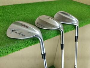 【ウエッジ3本セット】BRIDGESTONE ブリヂストン TOURSTAGE X-WEDGE 101LB/BOUNCE12 BW-01/TP600 52度/56度/SW スチールシャフト 