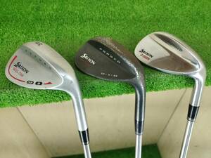 DUNLOP SRIXON ダンロップ スリクソン WG-706 52度/WG-504 58度/I-505 SW　ウエッジ3本セット　