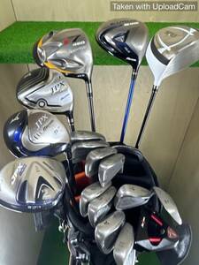 【初心者応援!お手軽メンズゴルフスタートセット】初心者/入門者向 TaylorMade MIZUNO他 キャディバッグバッグ付き テーラー ミズノ