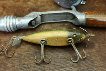 CCBCO INJURED MINNOW ウッドルアー 検) HEDDON ABU 道楽 ZEAL BALSA50 ハトリーズ ザウルス UMOC FENWICK 好きな昭和レトロアングラー_画像3