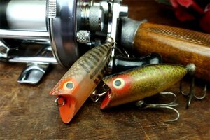 HEDDON TINY LUCKY 13 & 国産コピー ルアーセット オールドヘドン / 道楽 ハトリーズ BALSA50 ZEAL ザウルス ABU UMCO 等 昭和世代の釣人に