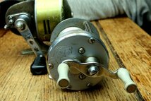 50s USA ガングリップ + ジャンクリール 検) HEDDON 道楽 PFLUEGER ZEAL ABU ダイレクトリール オールドロッド ビルディングに_画像6