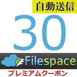 【自動送信】Filespace プレミアム 30日間 通常1分程で自動送信します