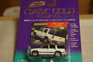 1/64 Johnny Lightning Classic Gold 1997 Chevrolet Tahoe не использовался нераспечатанный товар редкость модель 