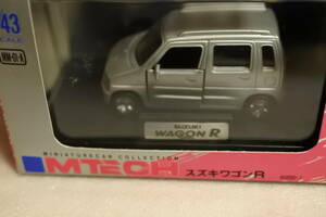 1/43 M Tec MM-01A Suzuki Wagon R silver color rare color 