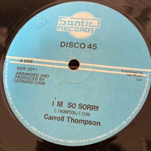 carrol thompson-i'm sorry