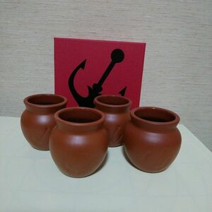 神戸frantzフランツ　魔法の壺プリン空き陶器　4ケ　箱付き