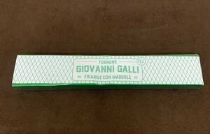 希少1円売切！バレンタインデーに　ずしりと重いアーモンド入りヌガー　Made in Italy　Giovanni Galli　チョコジョバンニガッリ×TORRONE